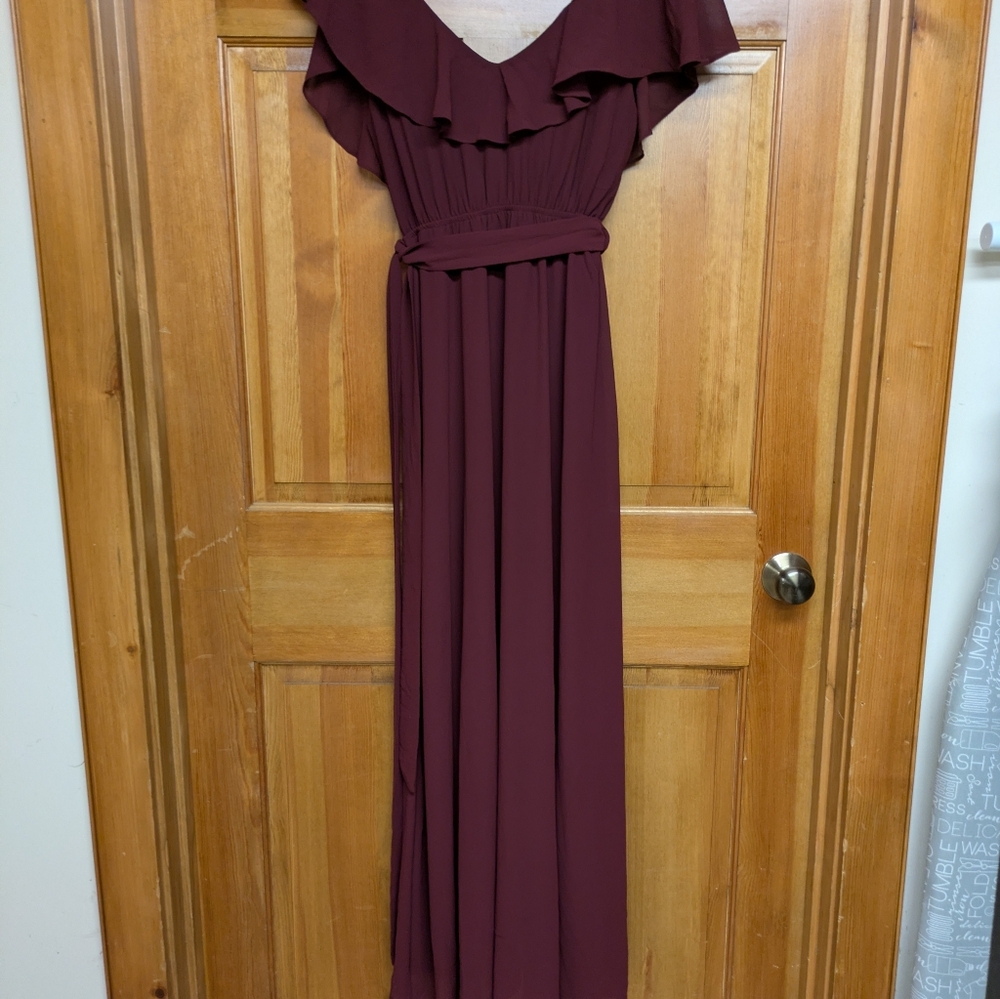 Baltic Born Katya Ruffle Maxi Dress Size Small New with Tag - Picture 4 of 9